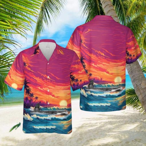 British C class submarine Coconut Tree Hawaiian Shirt Men And Women Gift Aloha Beach Holiday