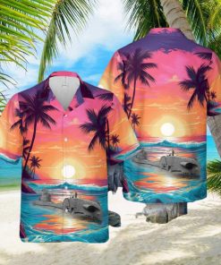 British T class submarine Hawaiian Shirt 3D Printed Aloha Summer Shirt