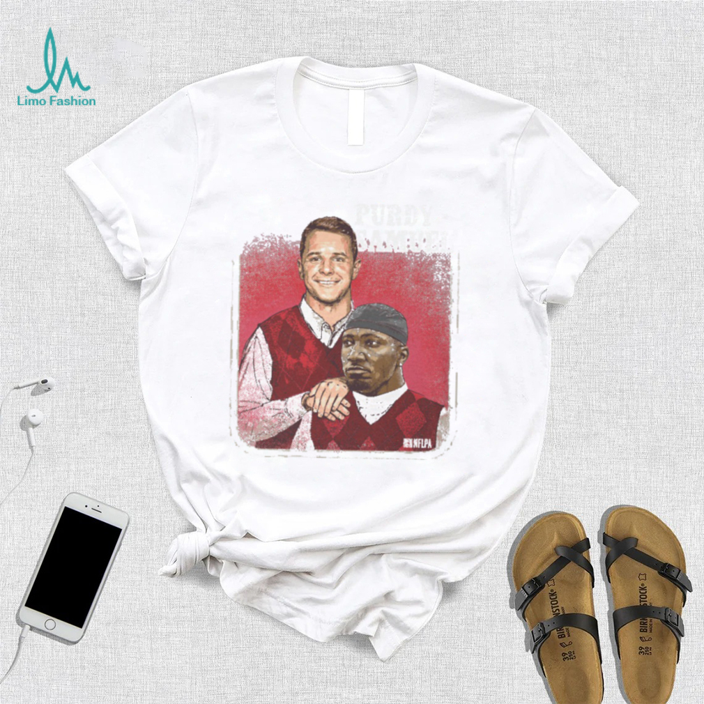Brock Purdy & Deebo Samuel San Francisco Step Brothers WHT Shirt Brock Purdy & Deebo Samuel San Francisco Step Brothers WHT Shirt