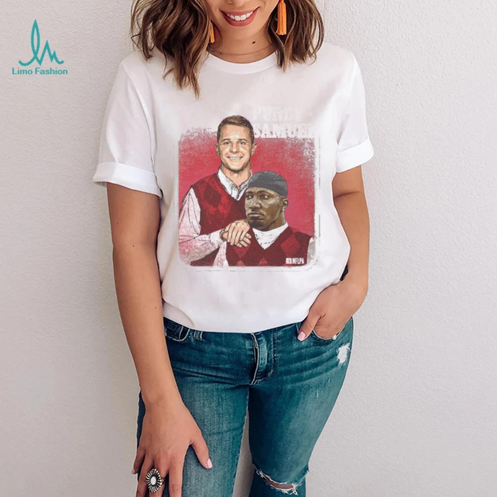 Brock Purdy & Deebo Samuel San Francisco Step Brothers WHT Shirt Brock Purdy & Deebo Samuel San Francisco Step Brothers WHT Shirt