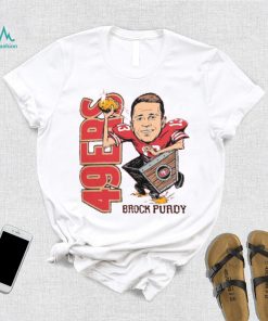 Brock Purdy San Francisco 49ers Homage Caricature Player Tri Blend T Shirt, hoodie, sweater, long sleeve and tank top Brock Purdy San Francisco 49ers Homage Caricature Player Tri Blend T Shirt
