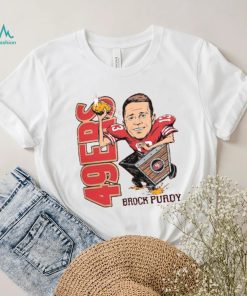 Brock Purdy San Francisco 49ers Homage Caricature Player Tri Blend T Shirt, hoodie, sweater, long sleeve and tank top Brock Purdy San Francisco 49ers Homage Caricature Player Tri Blend T Shirt