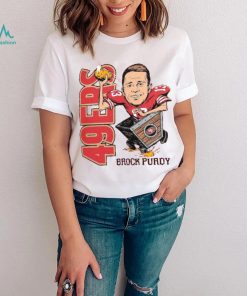 Brock Purdy San Francisco 49ers Homage Caricature Player Tri Blend T Shirt, hoodie, sweater, long sleeve and tank top Brock Purdy San Francisco 49ers Homage Caricature Player Tri Blend T Shirt
