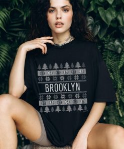 Brooklyn Nets Holiday Christmas Tree T Shirt