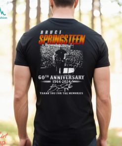 Bruce Springsteen 60th Anniversary 1964 – 2024 Thank You For The Memories T Shirt