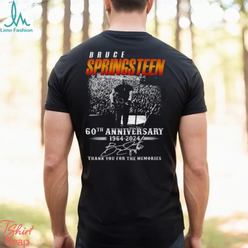 Bruce Springsteen 60th Anniversary 1964 – 2024 Thank You For The Memories T Shirt