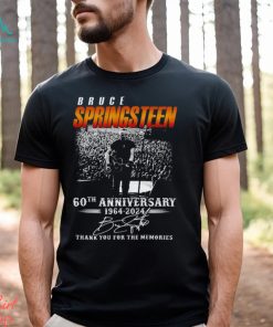 Bruce Springsteen 60th Anniversary 1964 – 2024 Thank You For The Memories T Shirt