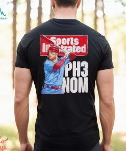 Bryce Harper Sports Illustrated And Philadelphia PH3NOM WHT Baseball Shirt