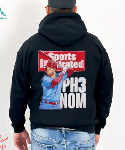 Bryce Harper Sports Illustrated And Philadelphia PH3NOM WHT Baseball Shirt