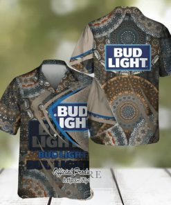 Bud Light Beer Mandala Trending Hawaiian Shirt