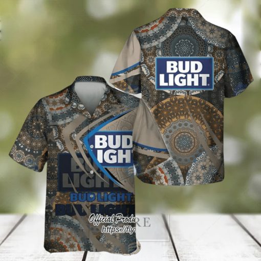 Bud Light Beer Mandala Trending Hawaiian Shirt