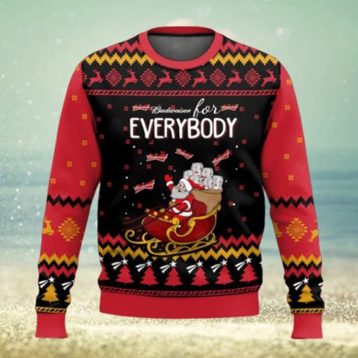 Budweiser For Everybody Ugly Christmas Sweater