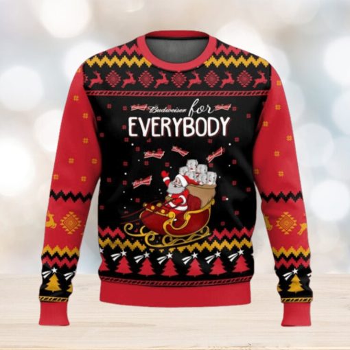 Budweiser For Everybody Ugly Christmas Sweater