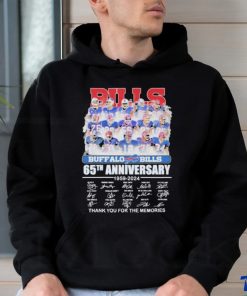 Buffalo Bills 65th anniversary 1959 2024 thank you for the memories shirt