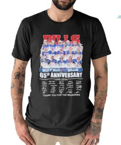 Buffalo Bills 65th anniversary 1959 2024 thank you for the memories shirt