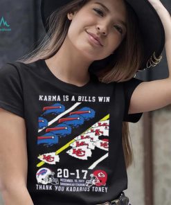Buffalo Bills And Kansas City Chiefs Karma Is A Bills Win Thank You Kadarius Toney Shirt