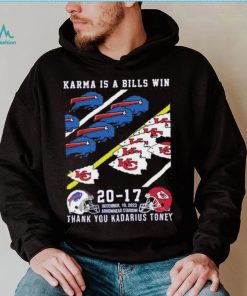 Buffalo Bills And Kansas City Chiefs Karma Is A Bills Win Thank You Kadarius Toney Shirt