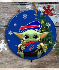 Buffalo Bills Baby Yoda Ornament Christmas Tree Decorations NFL Gifts