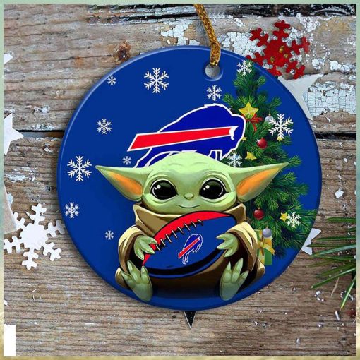 Buffalo Bills Baby Yoda Ornament Christmas Tree Decorations NFL Gifts