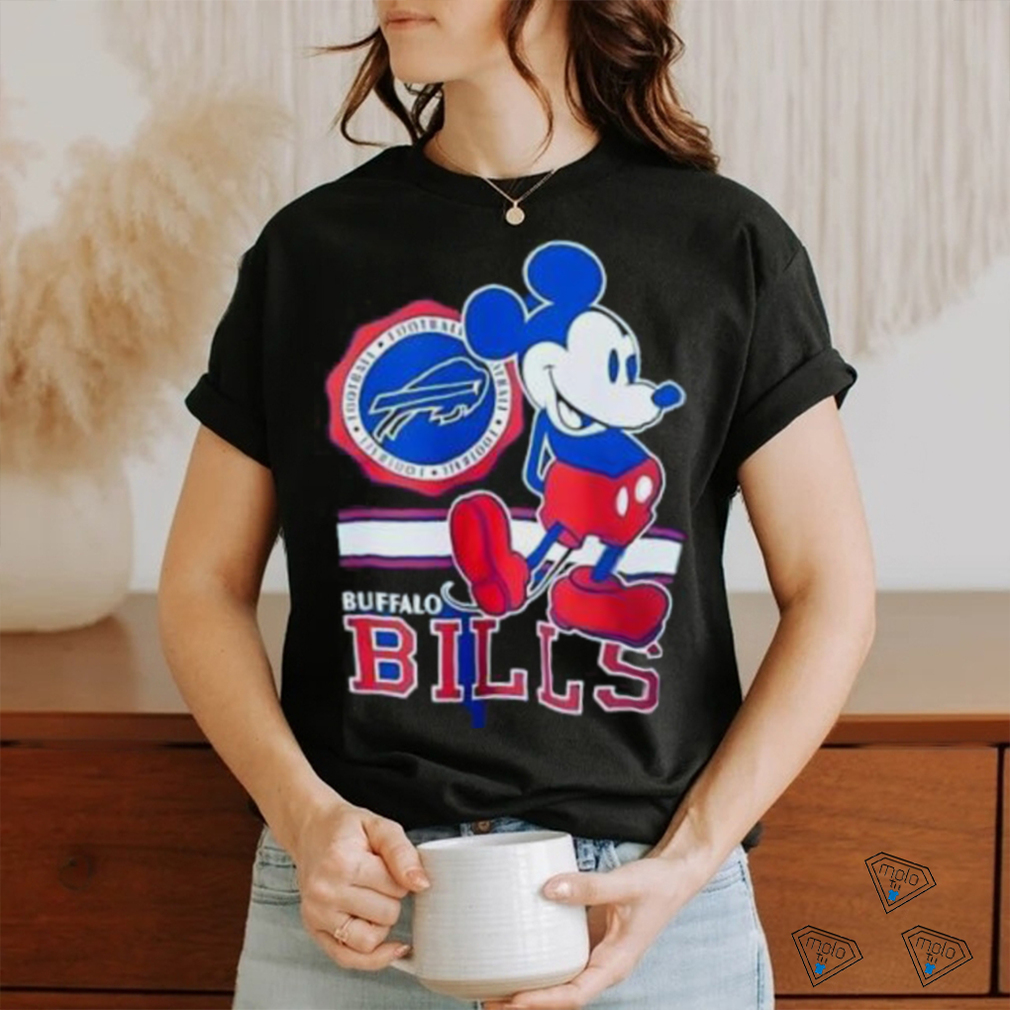 Buffalo Bills Football Logo Mickey Mouse Pullover Shirt Buffalo Bills Football Logo Mickey Mouse Pullover Shirt