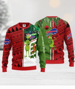 Buffalo Bills Grinch & Scooby Doo Christmas Ugly Sweater 1