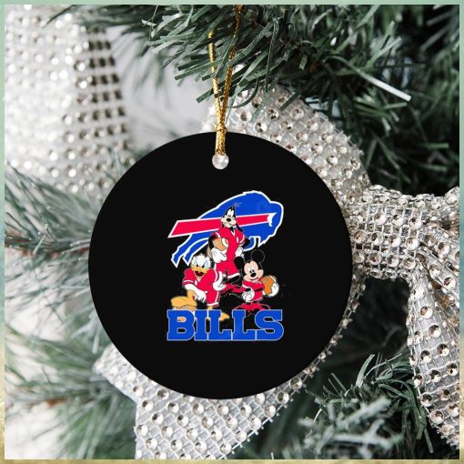 Buffalo Bills Mickey Mouse Donald Duck Goofy Baseball Ornament Christmas