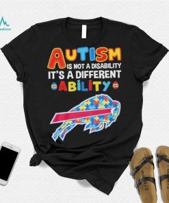 Buffalo Bills NFL Autism Is Not A Disability Shirt