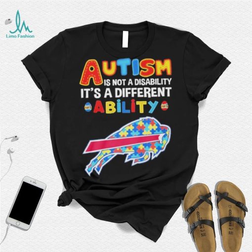 Buffalo Bills NFL Autism Is Not A Disability Shirt