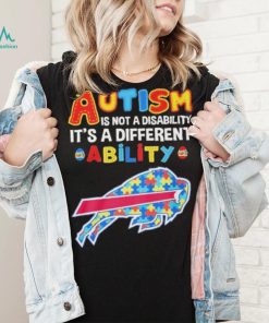 Buffalo Bills NFL Autism Is Not A Disability Shirt