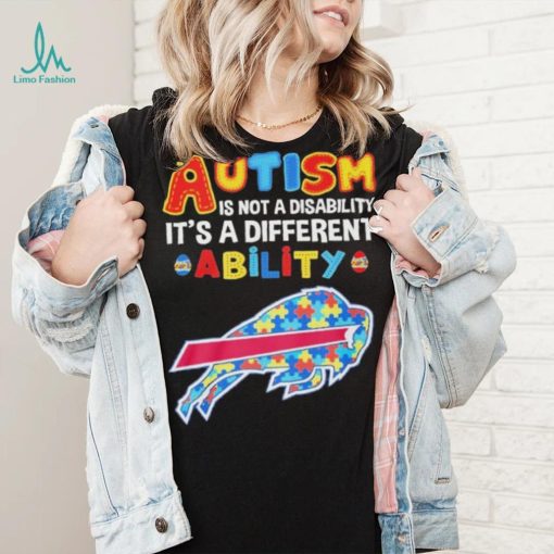 Buffalo Bills NFL Autism Is Not A Disability Shirt