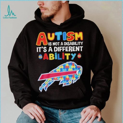 Buffalo Bills NFL Autism Is Not A Disability Shirt