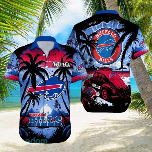 Buffalo Bills NFL Hawaii Shirt Custom Name Car Lover Design For Fans