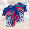 Chicago Blackhawks Short Sleeve Button Up Tropical Shirt Hawaiian Shirt