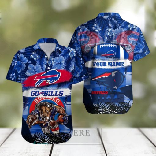 Buffalo Bills NFL Hawaiian shirt Custom Name Summer Gift