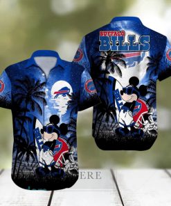 Buffalo Bills NFL Team Logo Baby Yoda Hawaiian Shirt