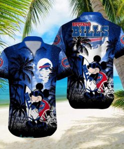 Buffalo Bills NFL Team Logo Baby Yoda Hawaiian Shirt