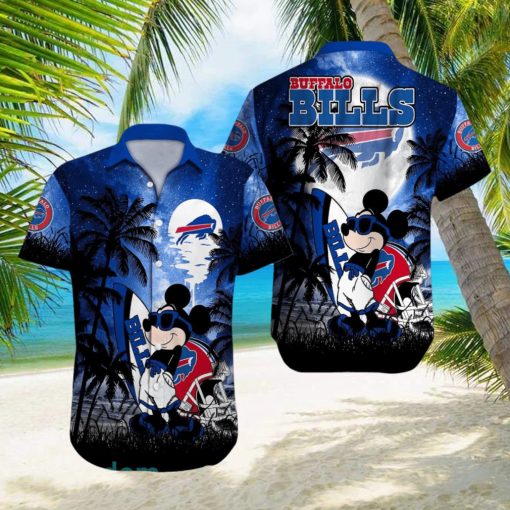 Buffalo Bills NFL Team Logo Baby Yoda Hawaiian Shirt