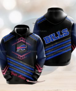 Buffalo Bills Nfl Hoodie Personalized Buffalo Bills Custom Name 3D Printed Pull Over Hoodie Zip Up Hoodie Sweatshirt Tshirt Football Gift