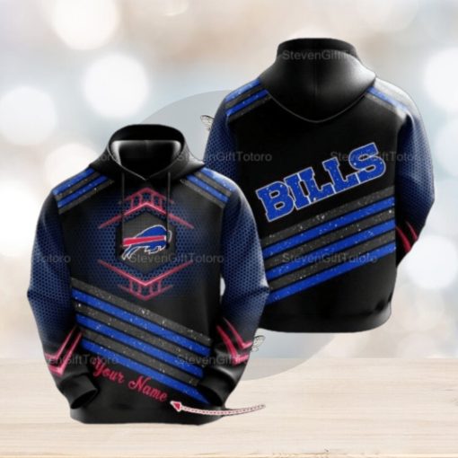 Buffalo Bills Nfl Hoodie Personalized Buffalo Bills Custom Name 3D Printed Pull Over Hoodie Zip Up Hoodie Sweatshirt Tshirt Football Gift