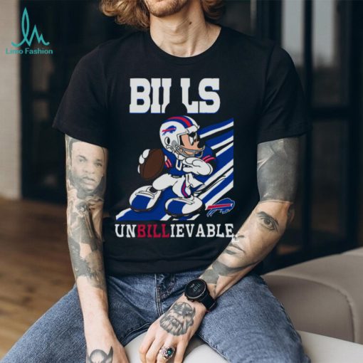 Buffalo Bills Slogan Unbillievable Mickey Mouse NFL T shirt