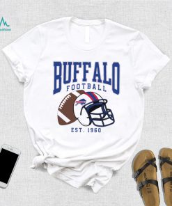 Buffalo Bills football est. 1960 NFL helmet logo shirt