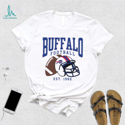 Buffalo Bills football est. 1960 NFL helmet logo shirt