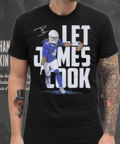 Buffalo Bills football let James Cook player signature shirt