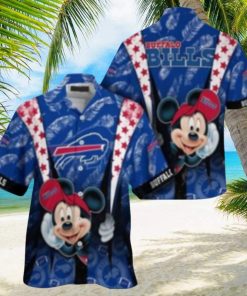 Buffalo Bills nfl mickey mouse Hawaiian Shirt custom for fan, hoodie, sweater, long sleeve and tank top Buffalo Bills nfl mickey mouse Hawaiian Shirt custom for fan