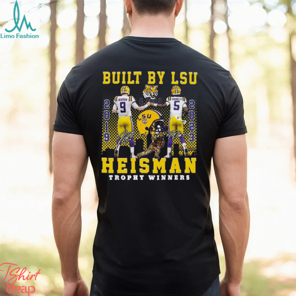 Built By Lsu Heisman Trophy Winners T Shirt Built By Lsu Heisman Trophy Winners T Shirt