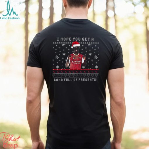 Bukayo Saka Arsenal Christmas T Shirt