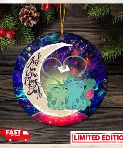 Bulbasaur Couple Pokemon Love You To The Moon Galaxy Perfect Gift For Holiday Ornament