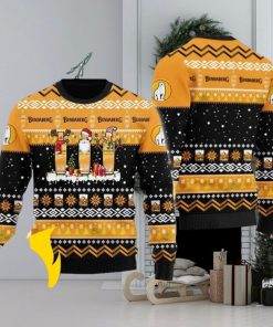 Bundaberg Santa Reindeer Snowflake Christmas Ugly Sweater 3D