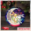 Bunny Couple Love You To The Moon Galaxy Perfect Gift For Holiday Christmas Gift Tree Decorations Ornament