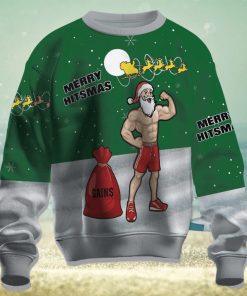 Burly Santa Ugly Christmas Sweater